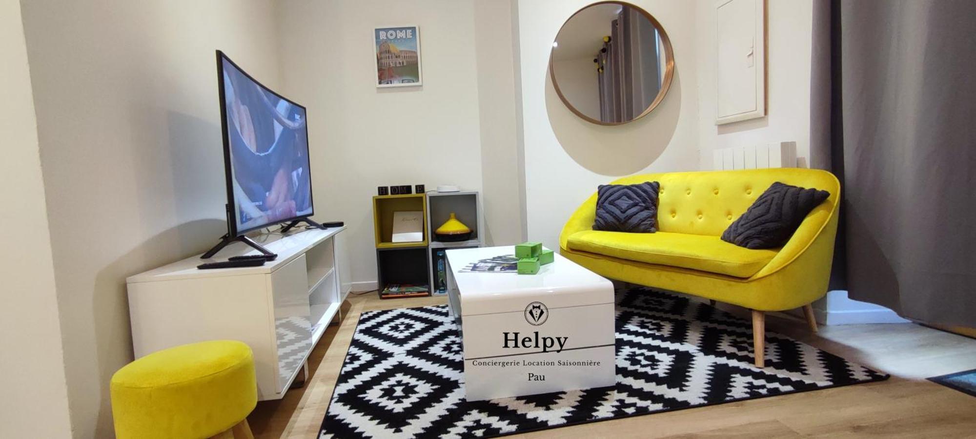 Apartament Chaleureux - Bien Equipe - Hypercentre - 2Ch 6Pers Pau Zewnętrze zdjęcie